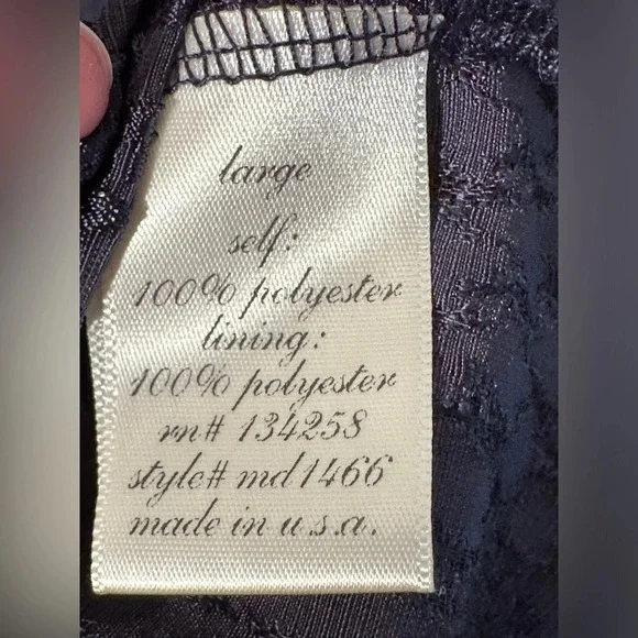 BIRDCAGE Anthropologie Navy Blue Sleeveless Cocktail Dress LARGE Back Cut Out - Picture 13 of 14